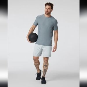 Vuori Men's Athletic Light Gray Shorts